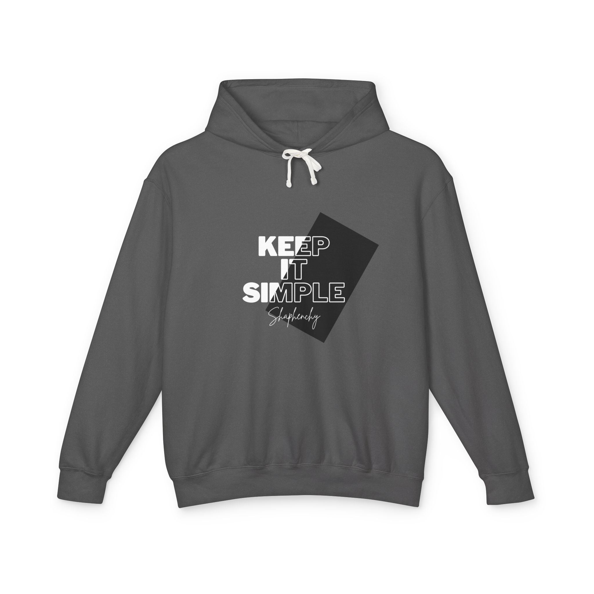 Keep It Simple Unisex Lightweight Hooded Sweatshirt - Casual Comfort for Everyday Wear