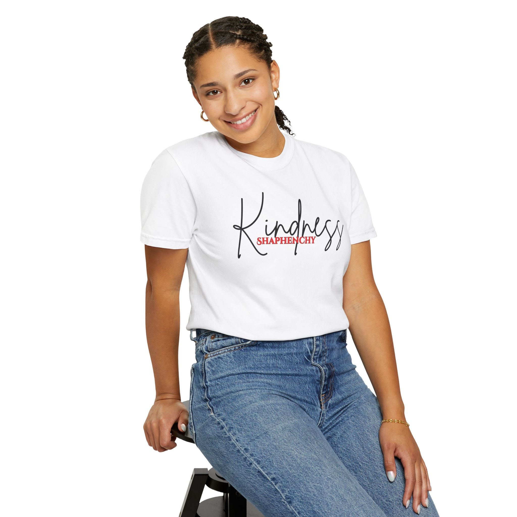 Kindness Unisex Garment-Dyed T-Shirt - Positive Vibe Tee for Everyday Wear