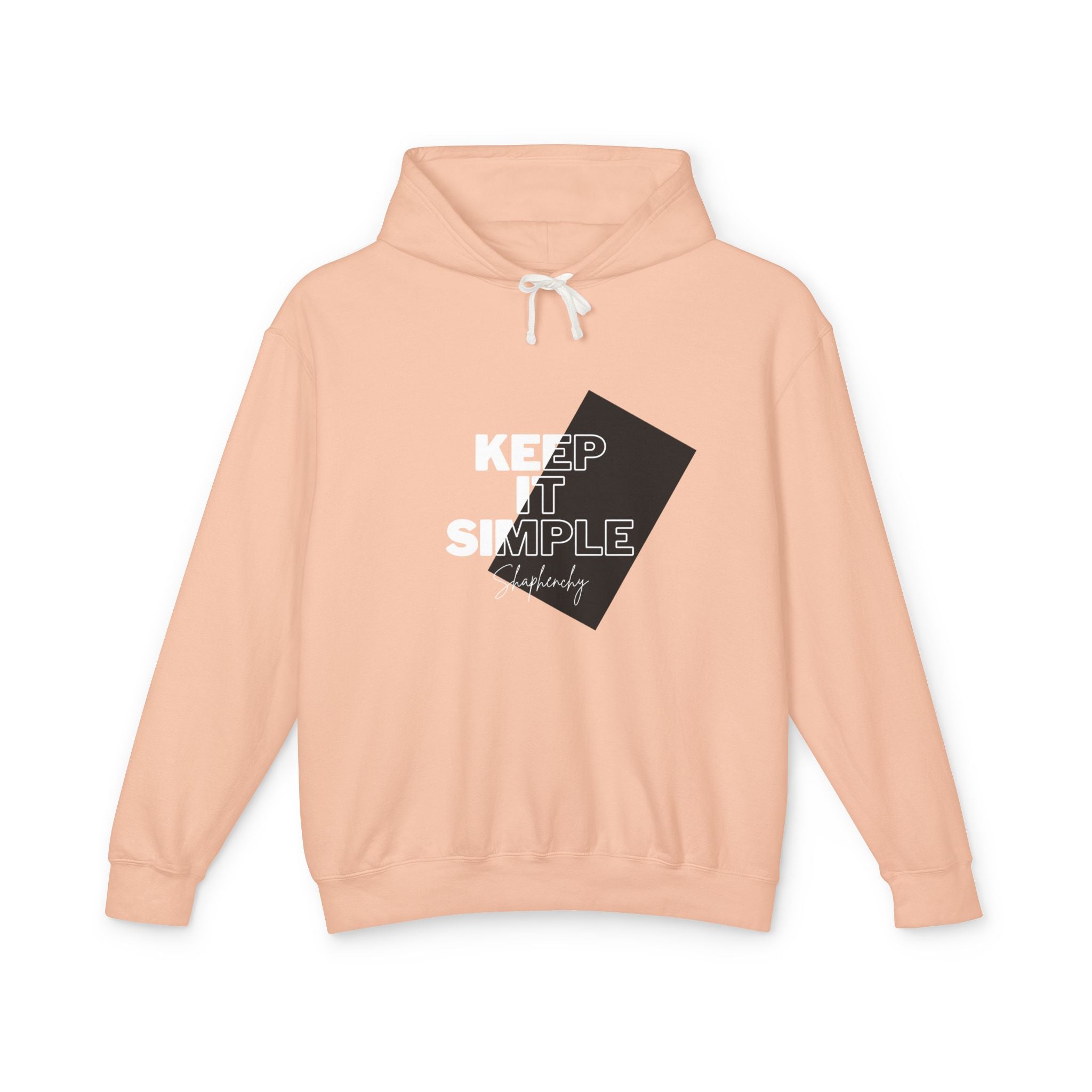 Keep It Simple Unisex Lightweight Hooded Sweatshirt - Casual Comfort for Everyday Wear