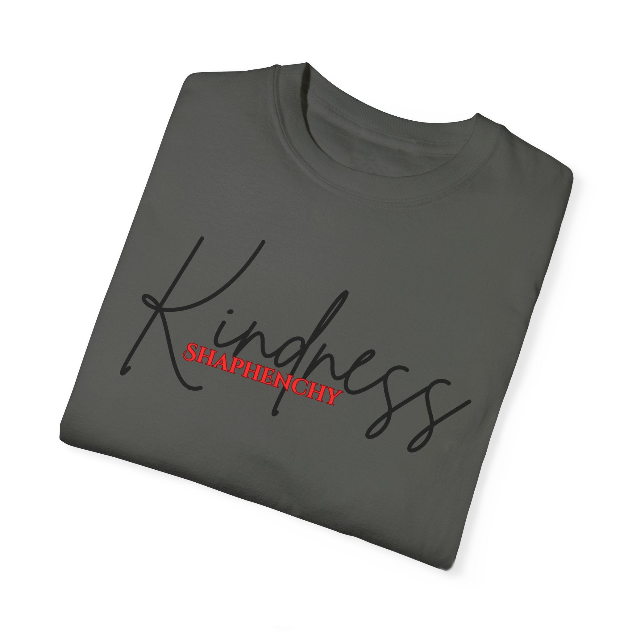 Kindness Unisex Garment-Dyed T-Shirt - Positive Vibe Tee for Everyday Wear