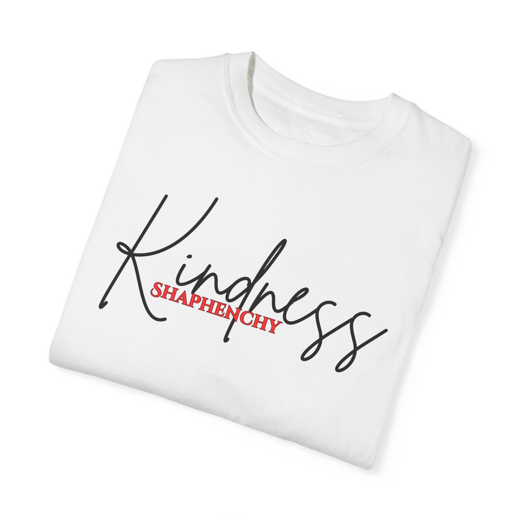 Kindness Unisex Garment-Dyed T-Shirt - Positive Vibe Tee for Everyday Wear