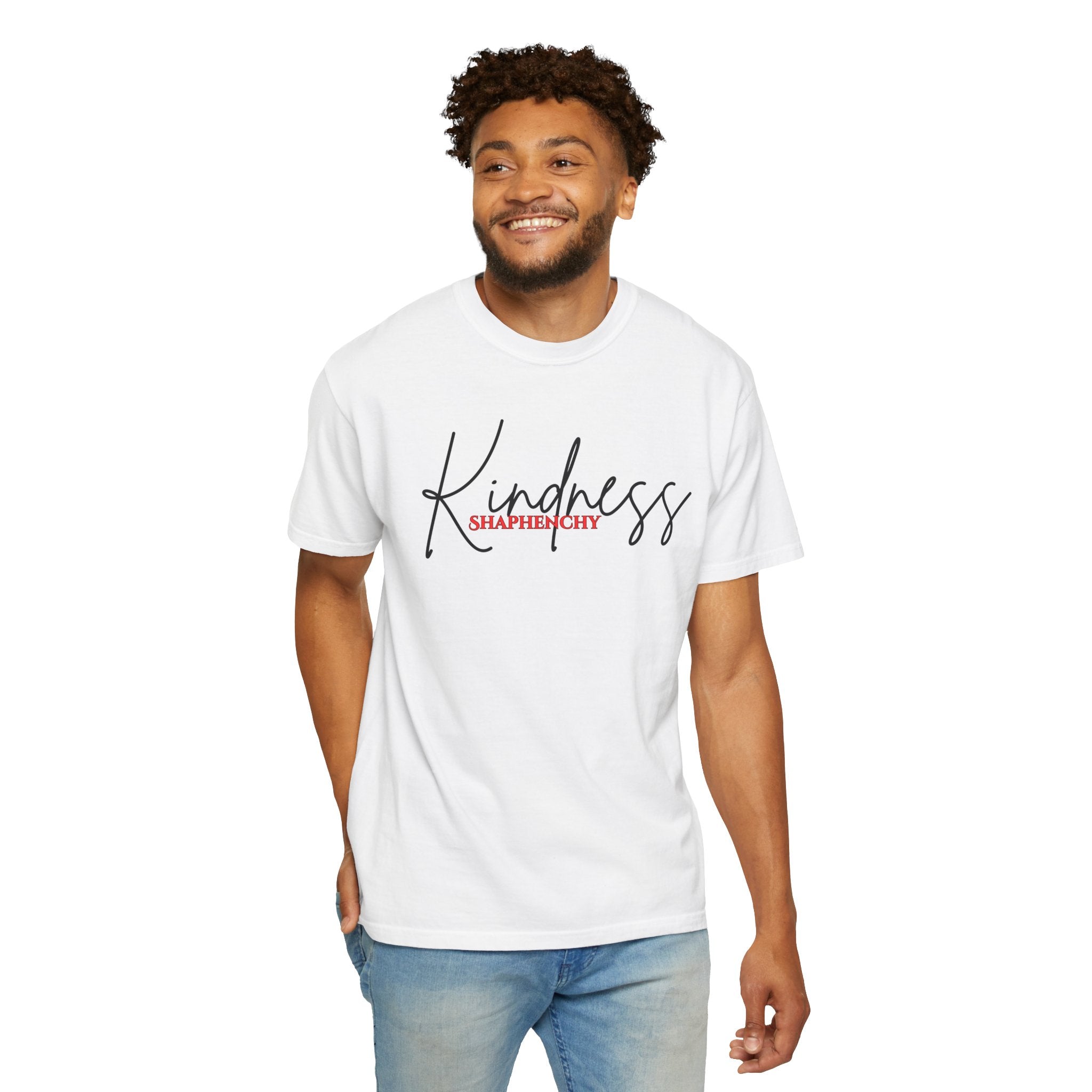 Kindness Unisex Garment-Dyed T-Shirt - Positive Vibe Tee for Everyday Wear